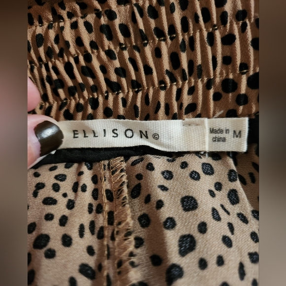 Loose Fit Cheetah Dress Pants - Picture 3 of 5